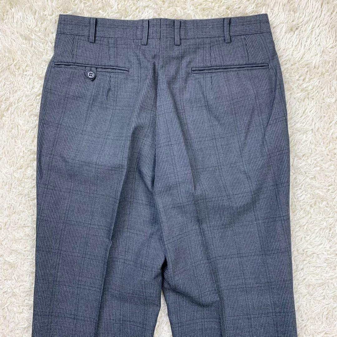 美品 TABURO 日本製 スーツ スリーピース グレンチェック ビジネス