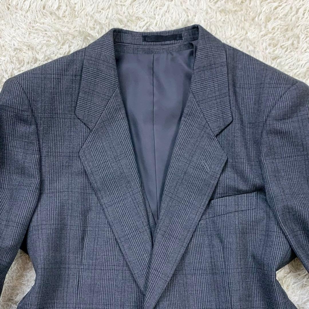 美品 TABURO 日本製 スーツ スリーピース グレンチェック ビジネス