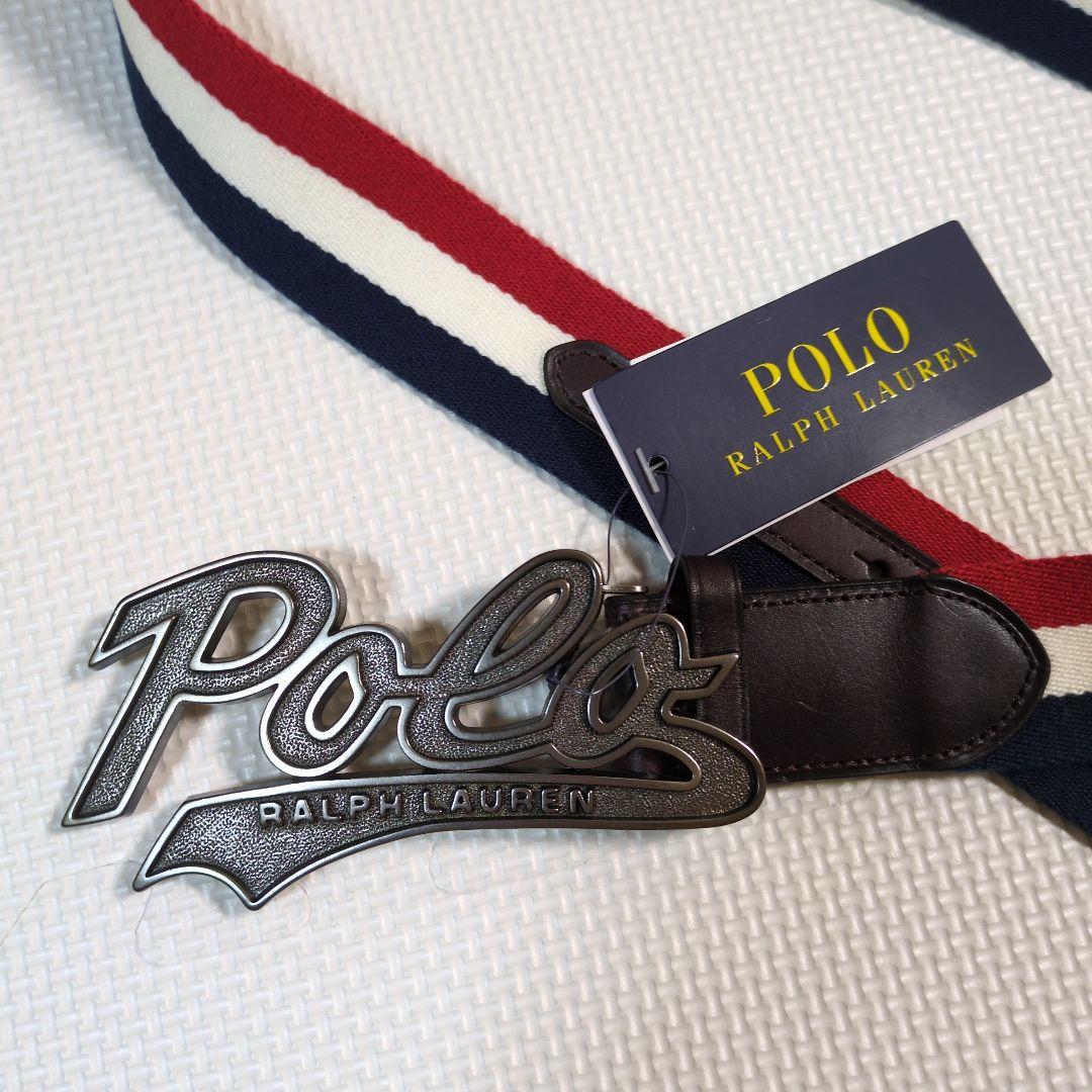 【やーです】Polo Ralph Lauren トリコロール ベルト