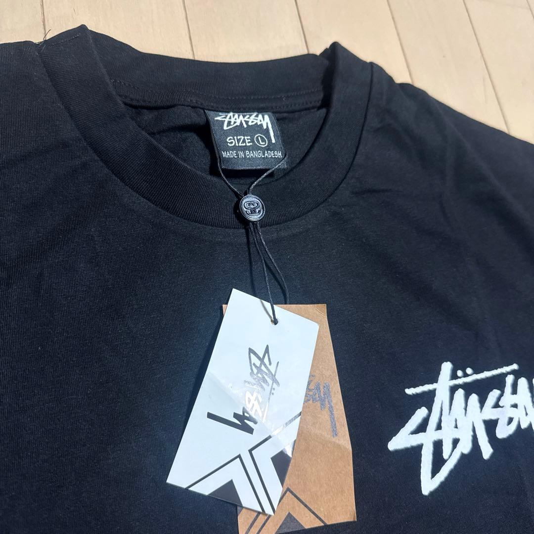 て*ん様 STUSSY ステューシー ナイキ ロゴ 黒 ストリート Tシャツ