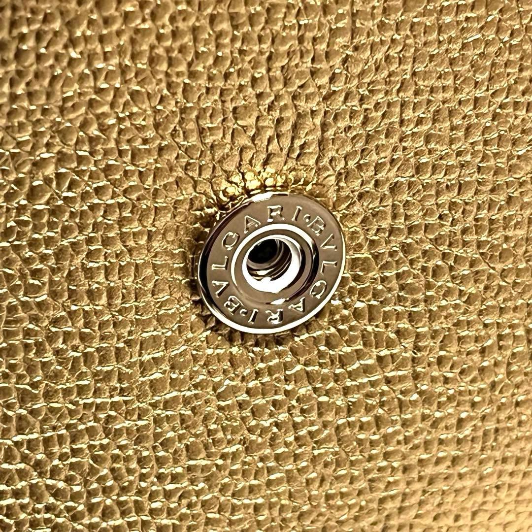 BVLGARI 三つ折り財布 セルペンティ フォーエバー ゴールド 美品 未使用
