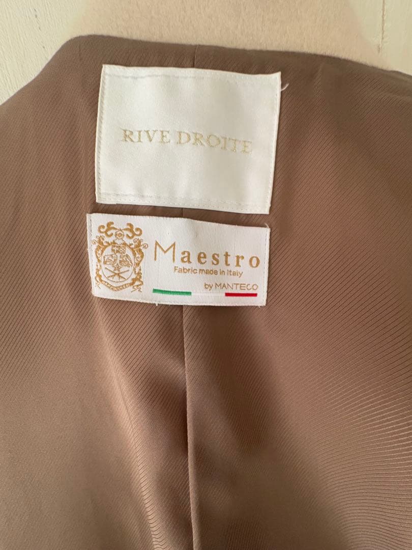 RIVE DROITE × MANTECO社生地 チェスターコート