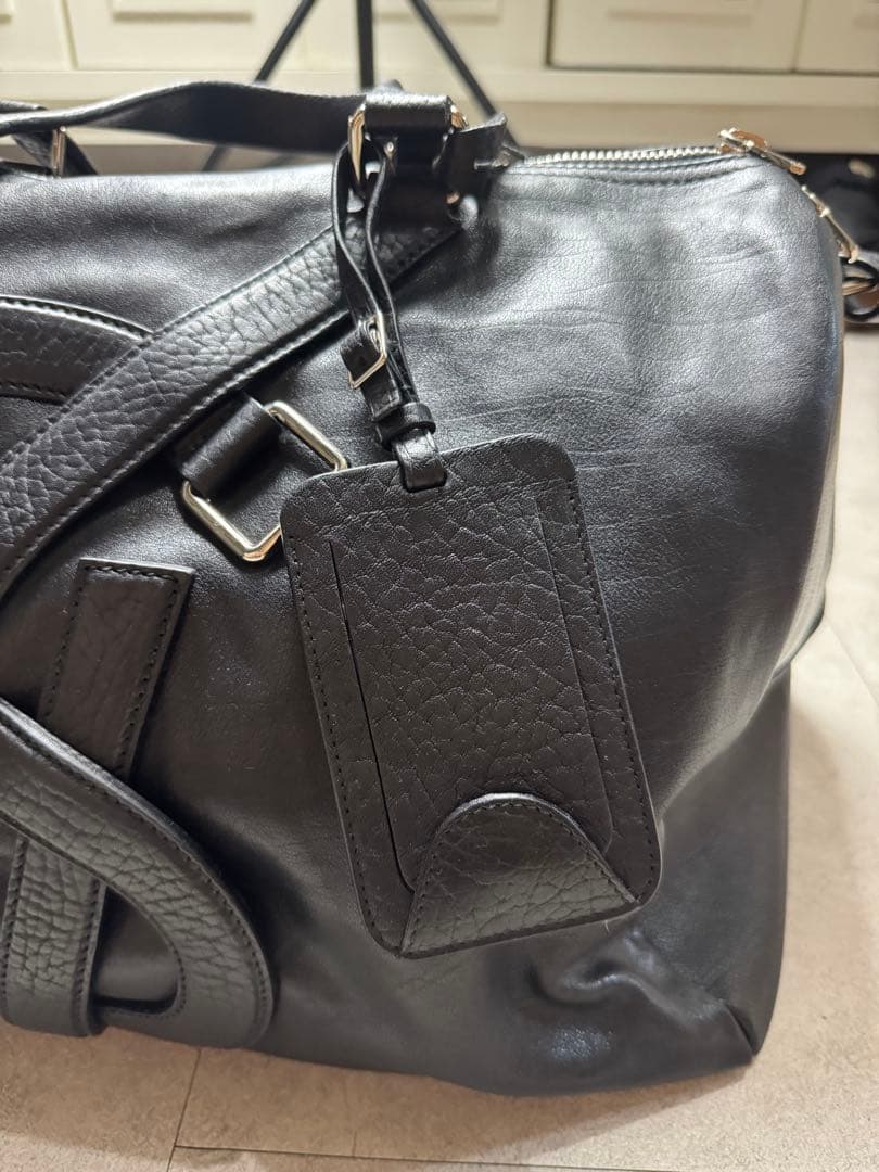 バッグ YSL Weekend Leather Duffle Bag