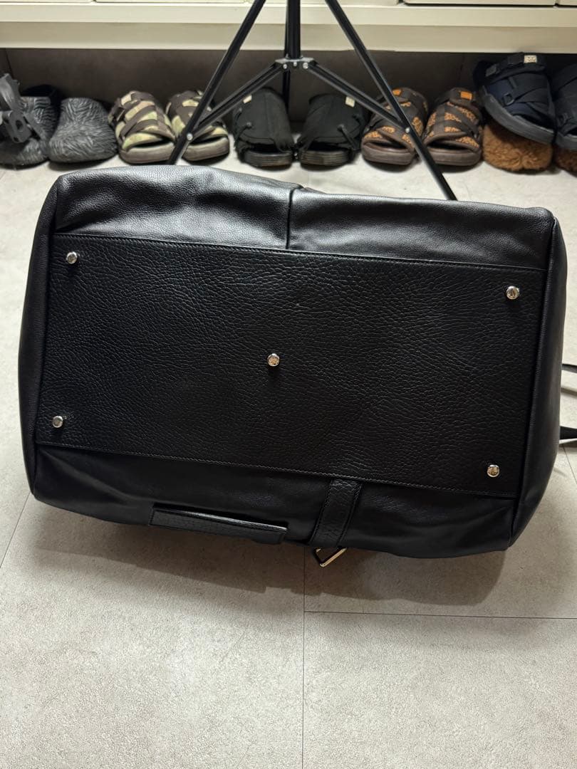 バッグ YSL Weekend Leather Duffle Bag