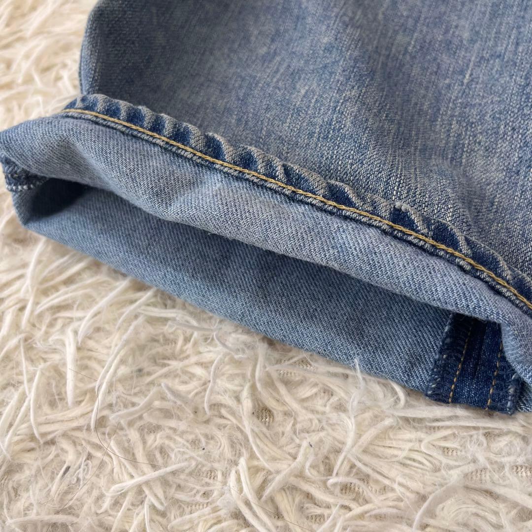 YANUK ヤヌーク　ボーイズストレートデニムパンツ LEA レア　25
