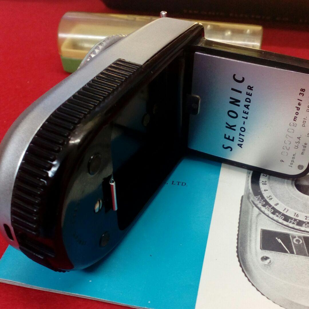 １９６０〜１９６１年頃レトロカメラ用セコニックオートリーダー露出計当時物セット品