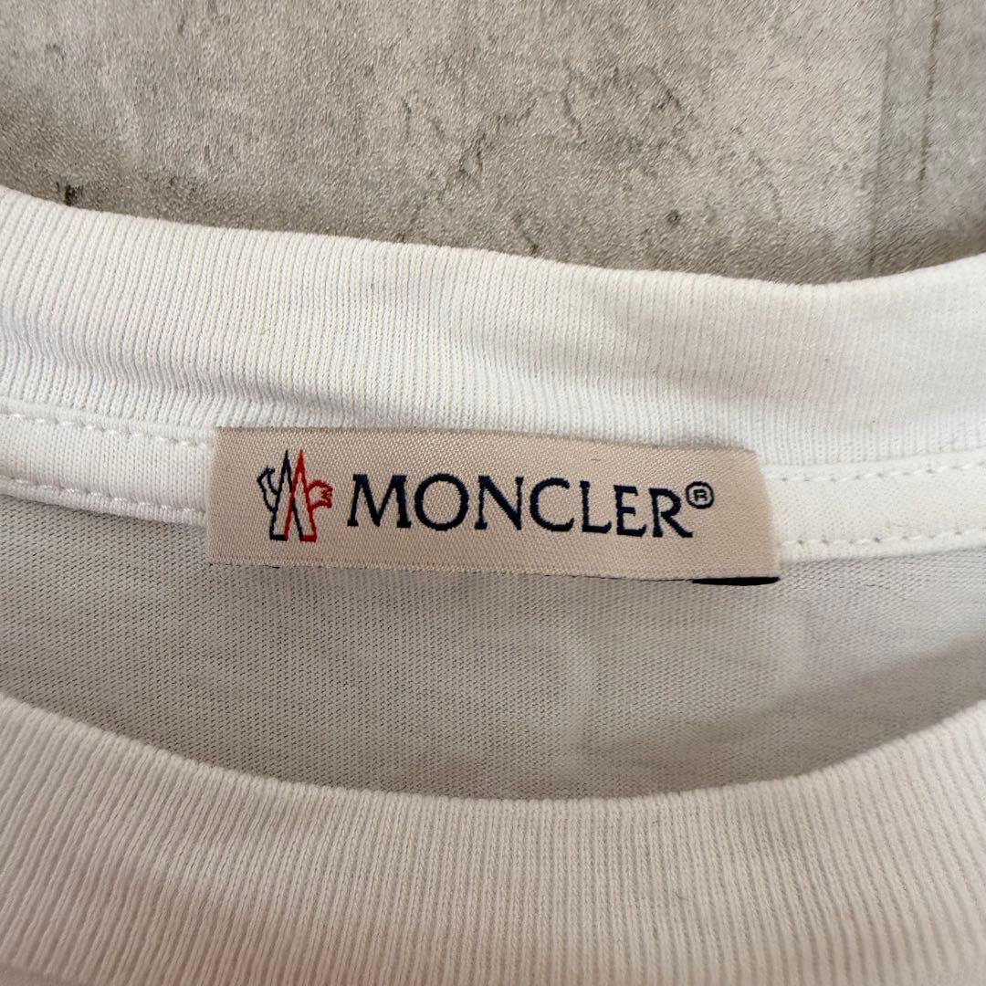 # MONCLER モンクレール　ホワイト ロゴ Tシャツ　サイズ12A