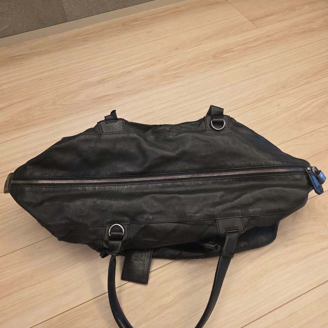 EMPORIO ARMANI アルマーニ 革 ボストンバッグ