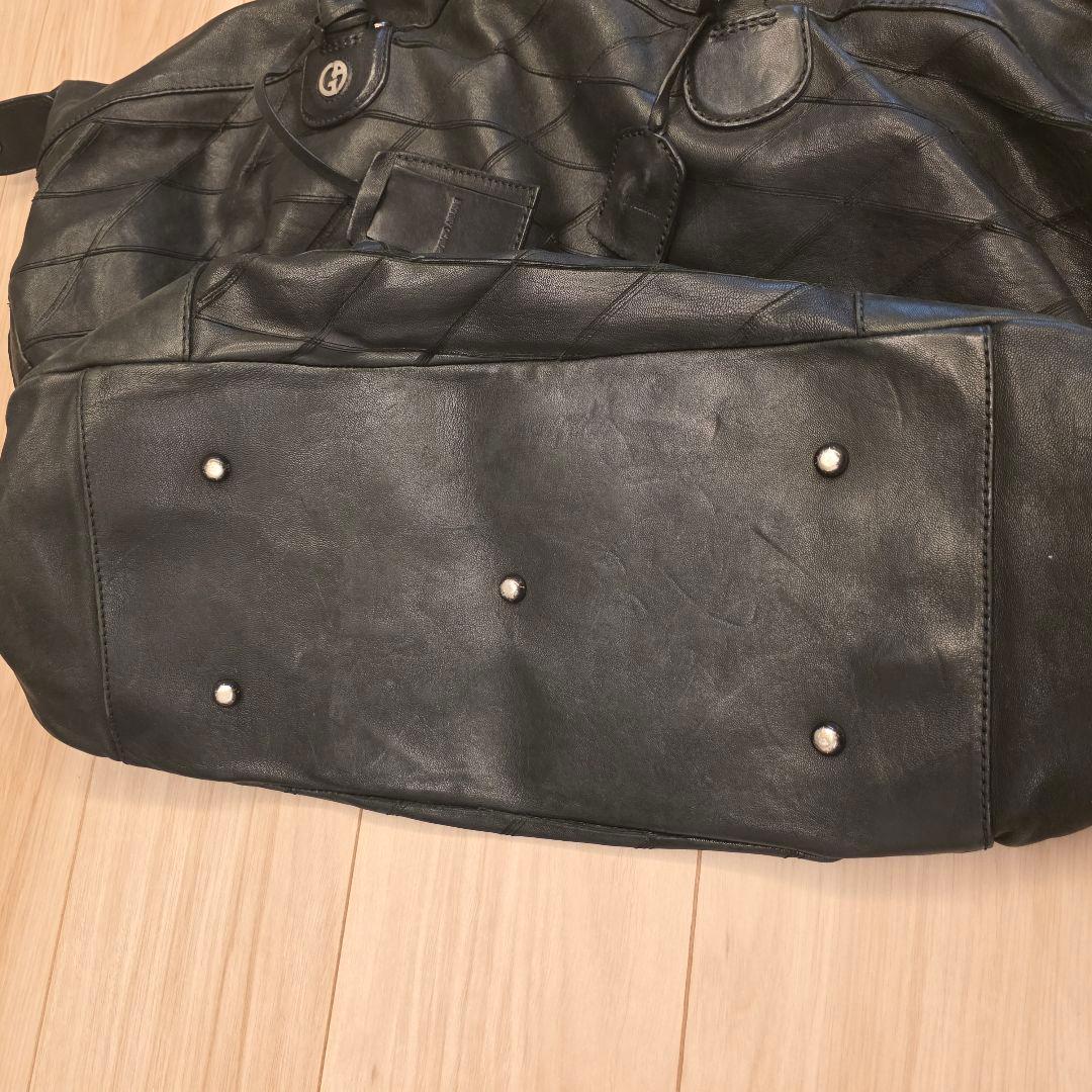 EMPORIO ARMANI アルマーニ 革 ボストンバッグ