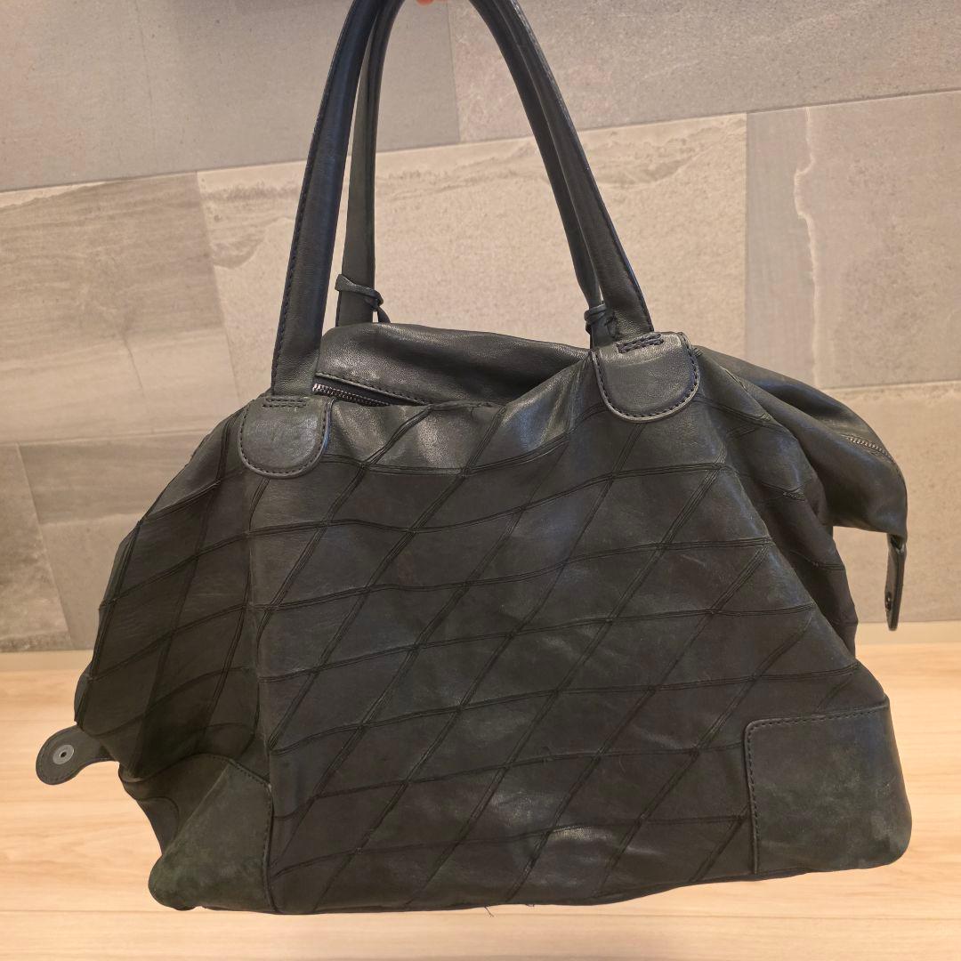 EMPORIO ARMANI アルマーニ 革 ボストンバッグ