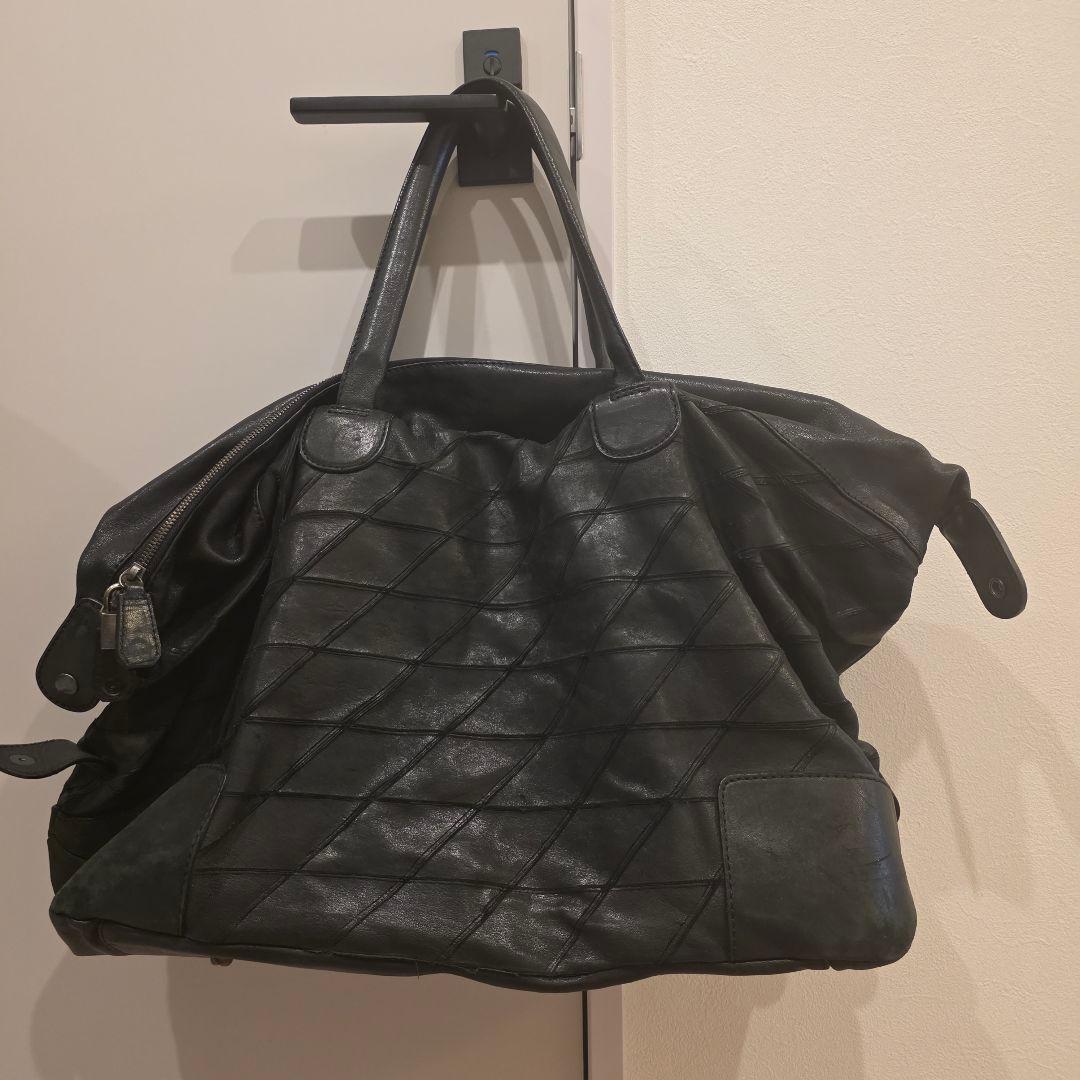 EMPORIO ARMANI アルマーニ 革 ボストンバッグ