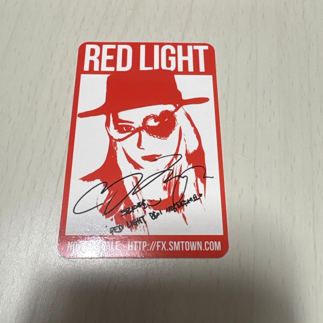 f(x) RED LIGHT アルバム フォトカード付き