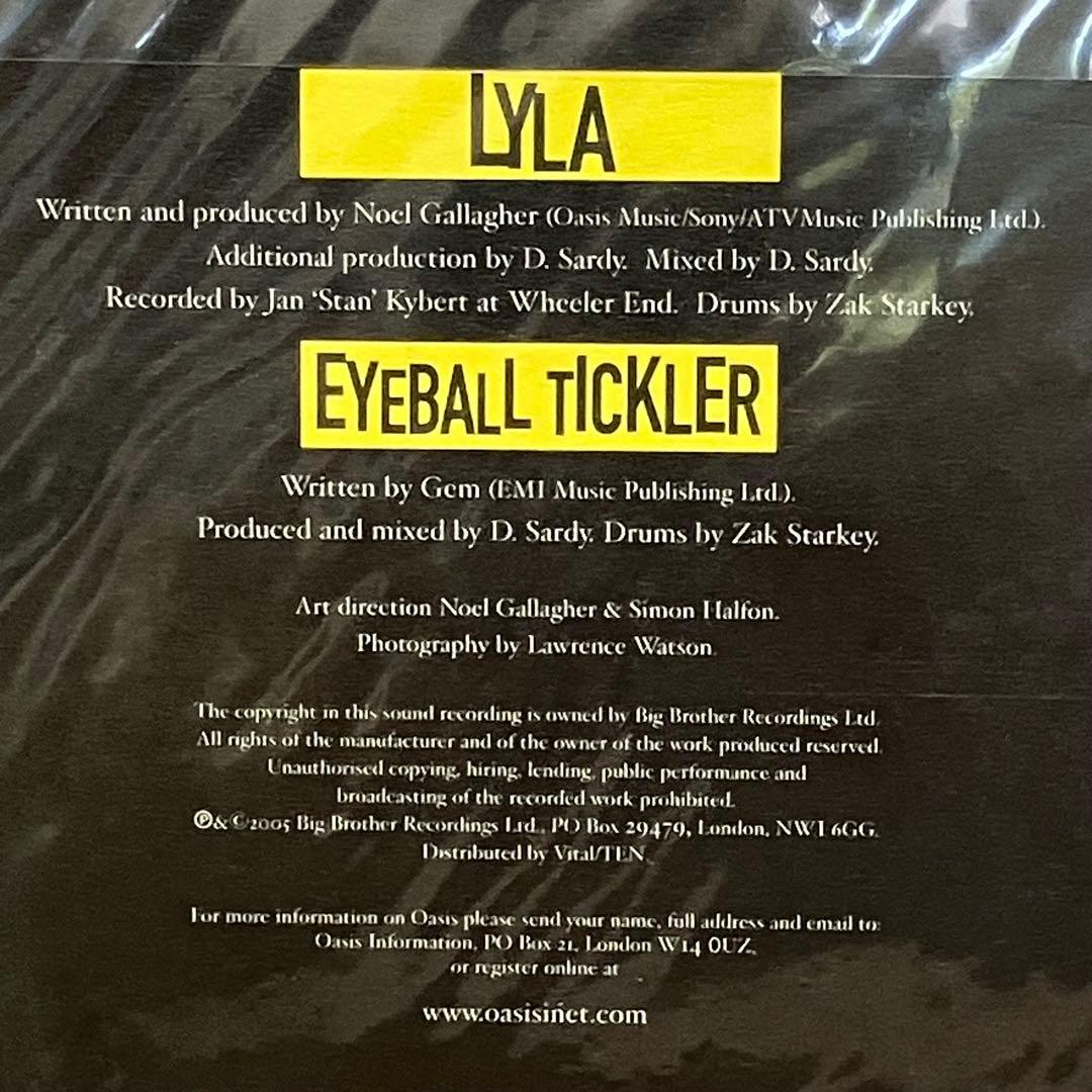 激レア！未開封！oasis LYLA 7inch レコード アナログ
