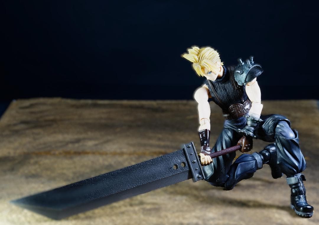 u*d様 中古PLAY ARTS改 クラウド DISSIDIA FINAL FA
