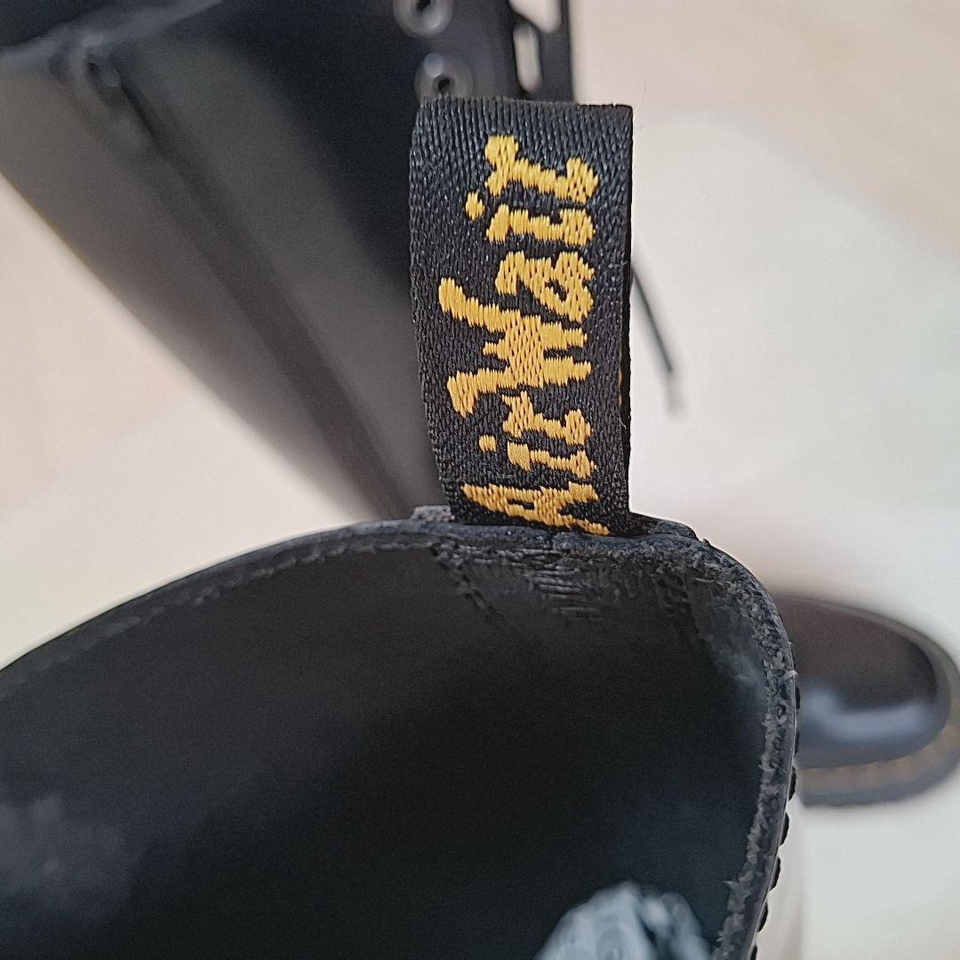 希少 美品【約23.5㎝】 Dr.Martens 厚底ロングブーツ 20ホール