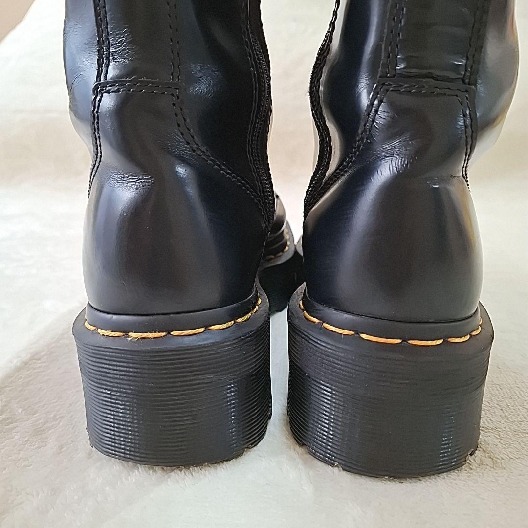 希少 美品【約23.5㎝】 Dr.Martens 厚底ロングブーツ 20ホール