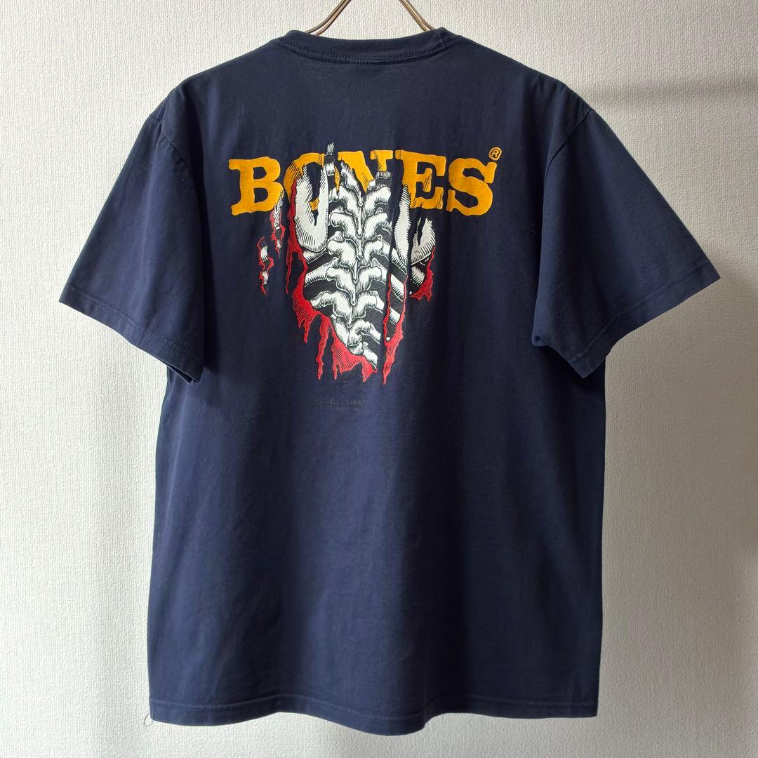 POWELL PERALTA パウエル \"BONES\" プリントTシャツ L