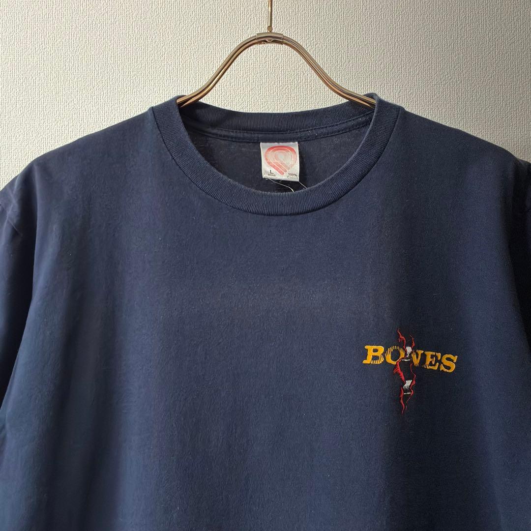 POWELL PERALTA パウエル \"BONES\" プリントTシャツ L