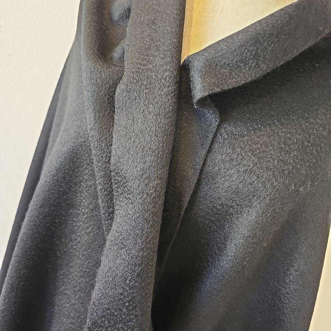 ■美品　カシミヤ100%　大判ストール　200×70 ブラック　超大判