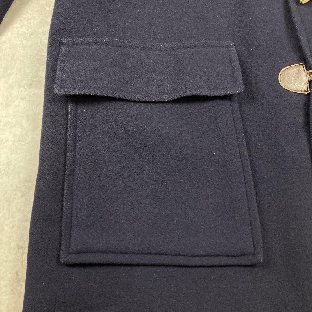 BURBERRY バーバリーロンドン　ダッフルコート　L カシミヤ混　ネイビー