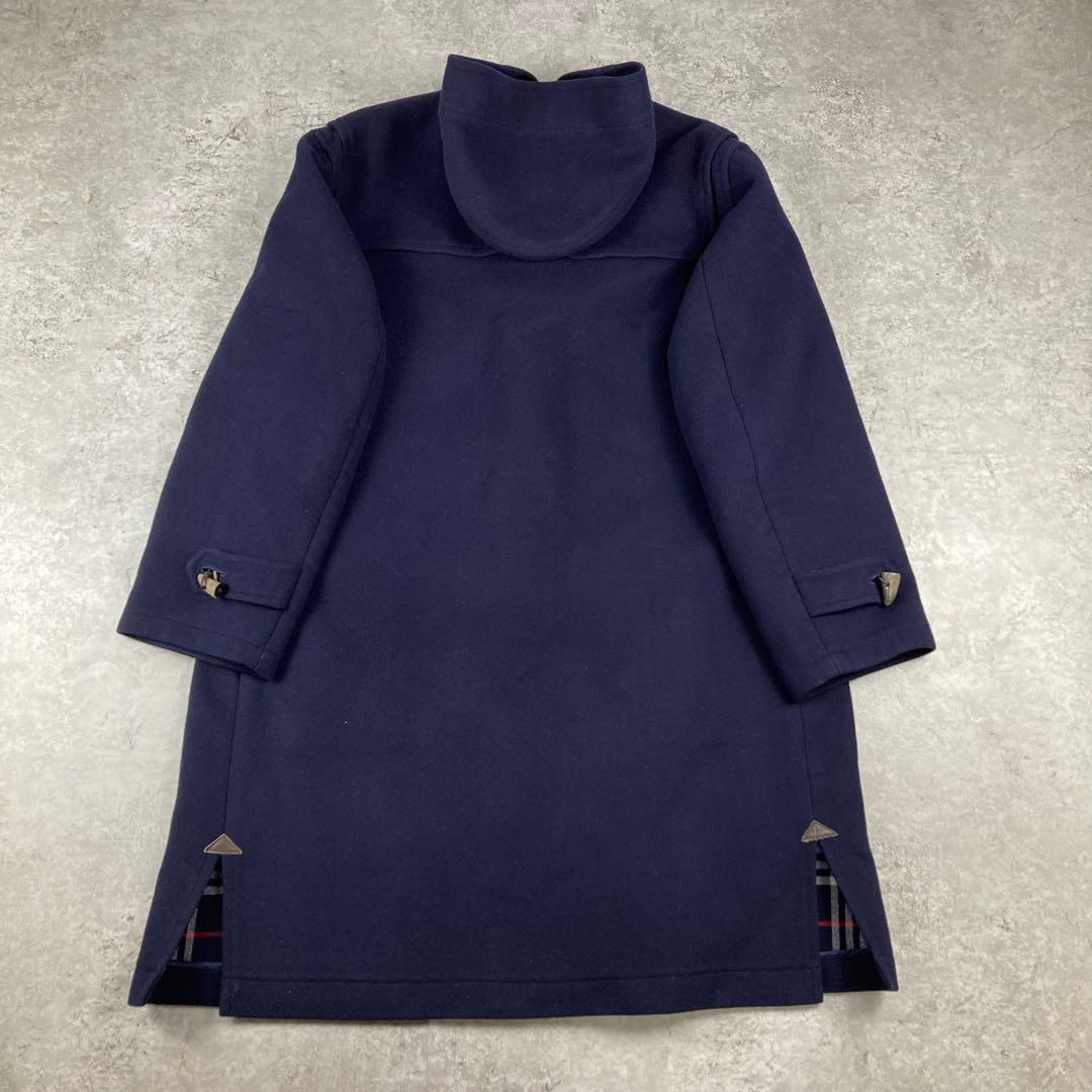 BURBERRY バーバリーロンドン　ダッフルコート　L カシミヤ混　ネイビー