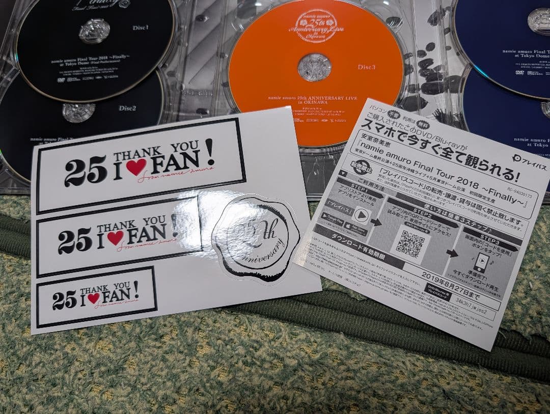 安室奈美恵【初回盤】Finally 2008 DVD5枚セット　美品