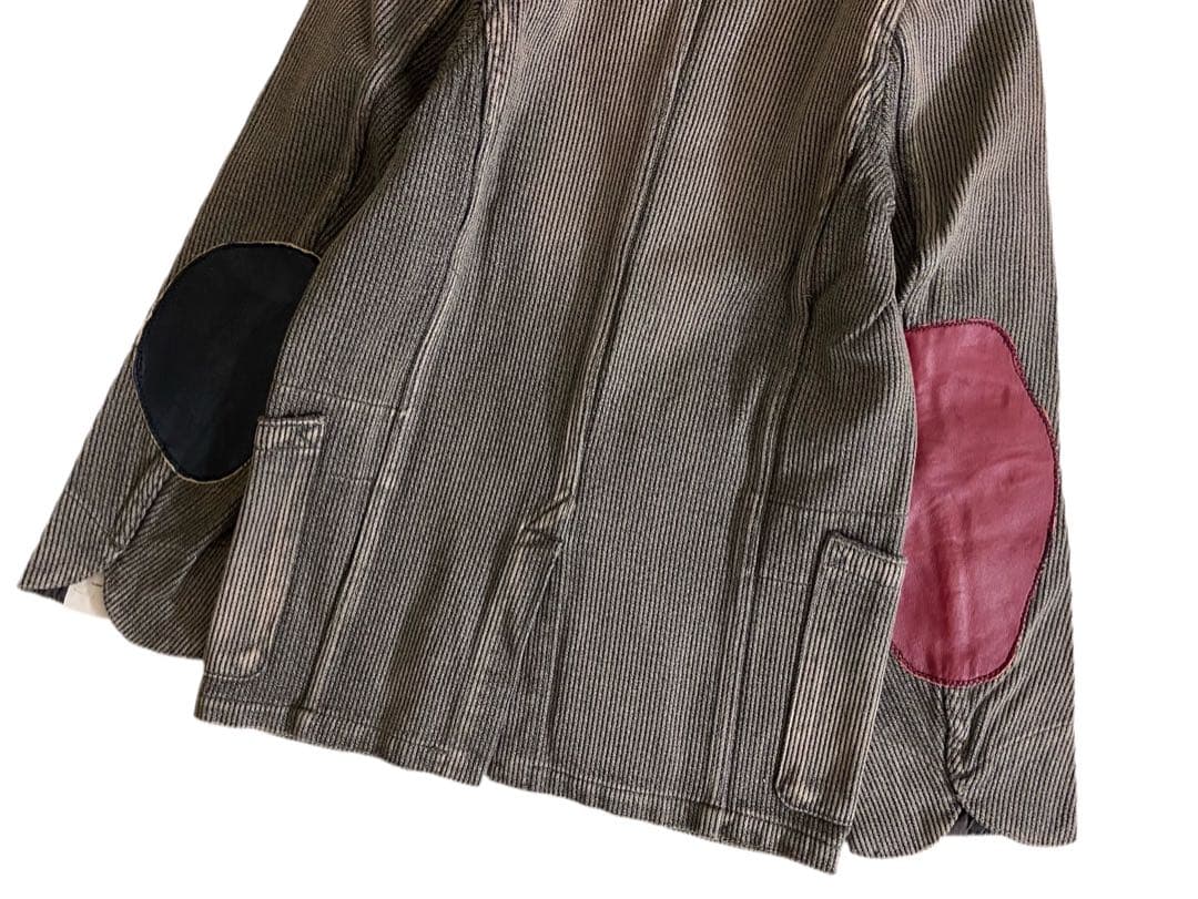 KAPITAL KOUNTRY 刺し子 加工 レザー パッチ ジャケット