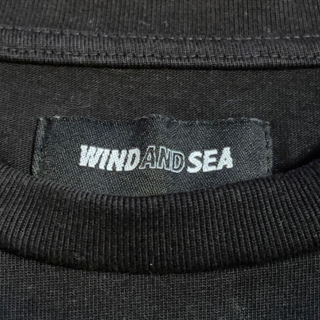 【25AW最新】WIND AND SEA パームツリー Tシャツ XL 黒 美品