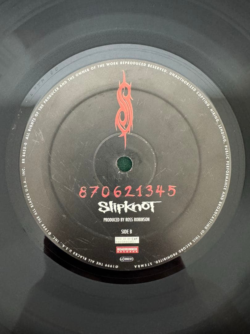 SLIPKNOT レコード　1999年　②