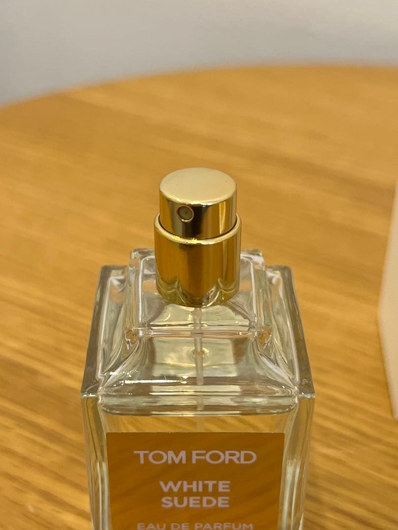 ◆【美品】TOM FORD ホワイト スエード オード パルファム 保管品◆