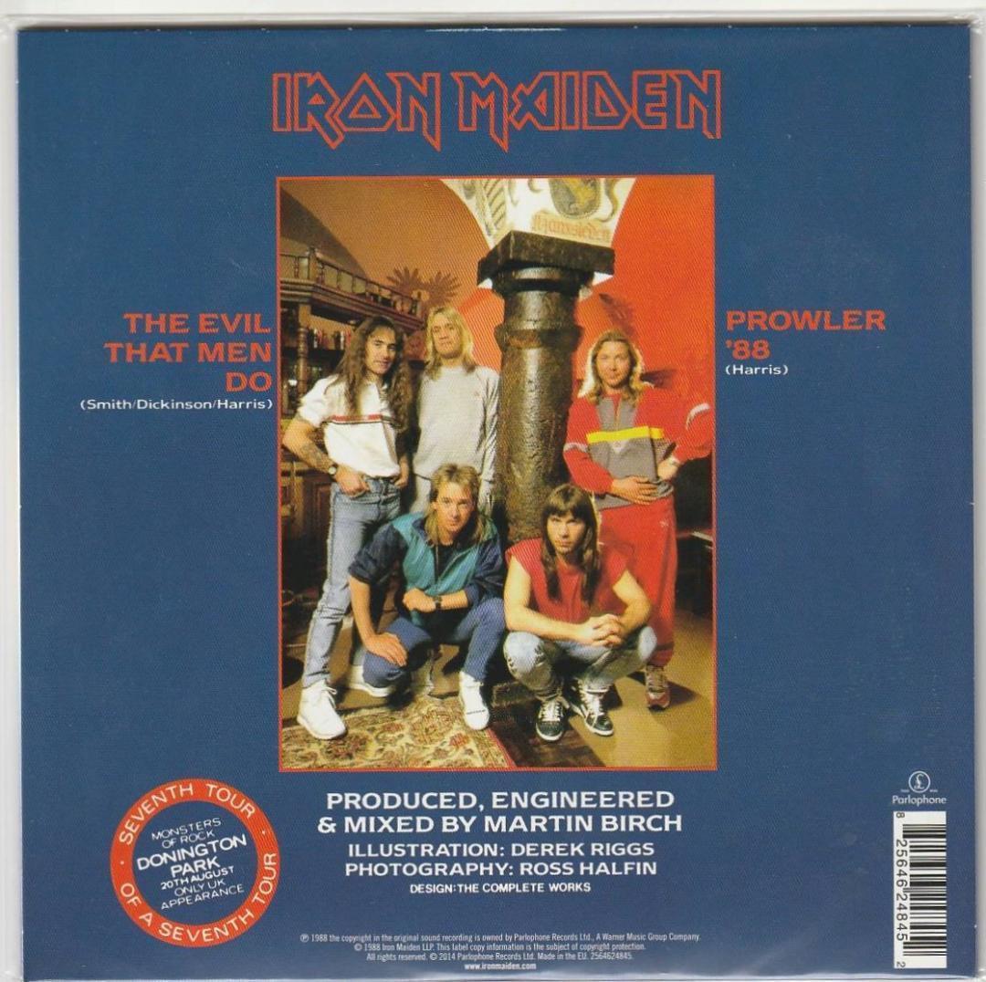 新品　アイアン・メイデン　The Evil That Men Do　再発 7”