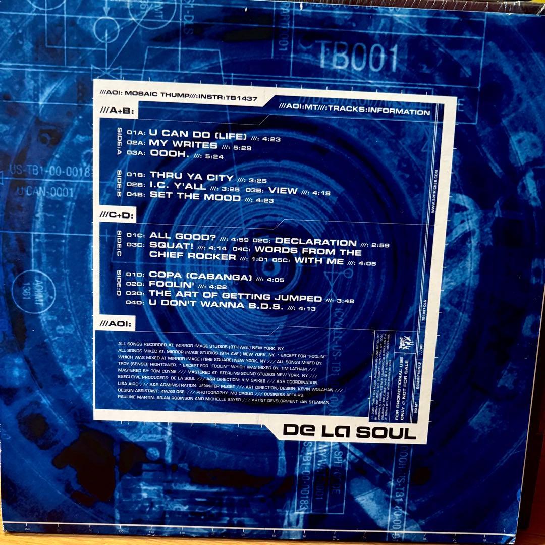 激レア2LP！De La Soul /Art 〜(Instrumentals)