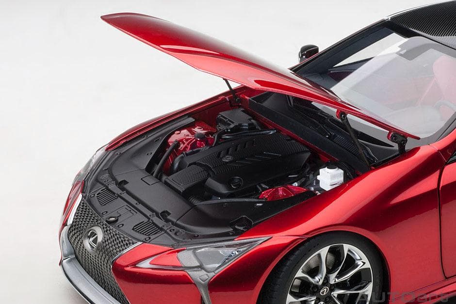 【新品/未開封】レクサス LC500 メタリックレッド AUTOart 1/18