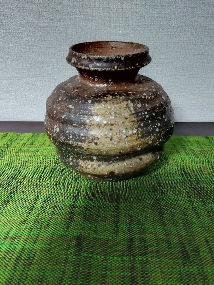備前焼　花道具　花瓶