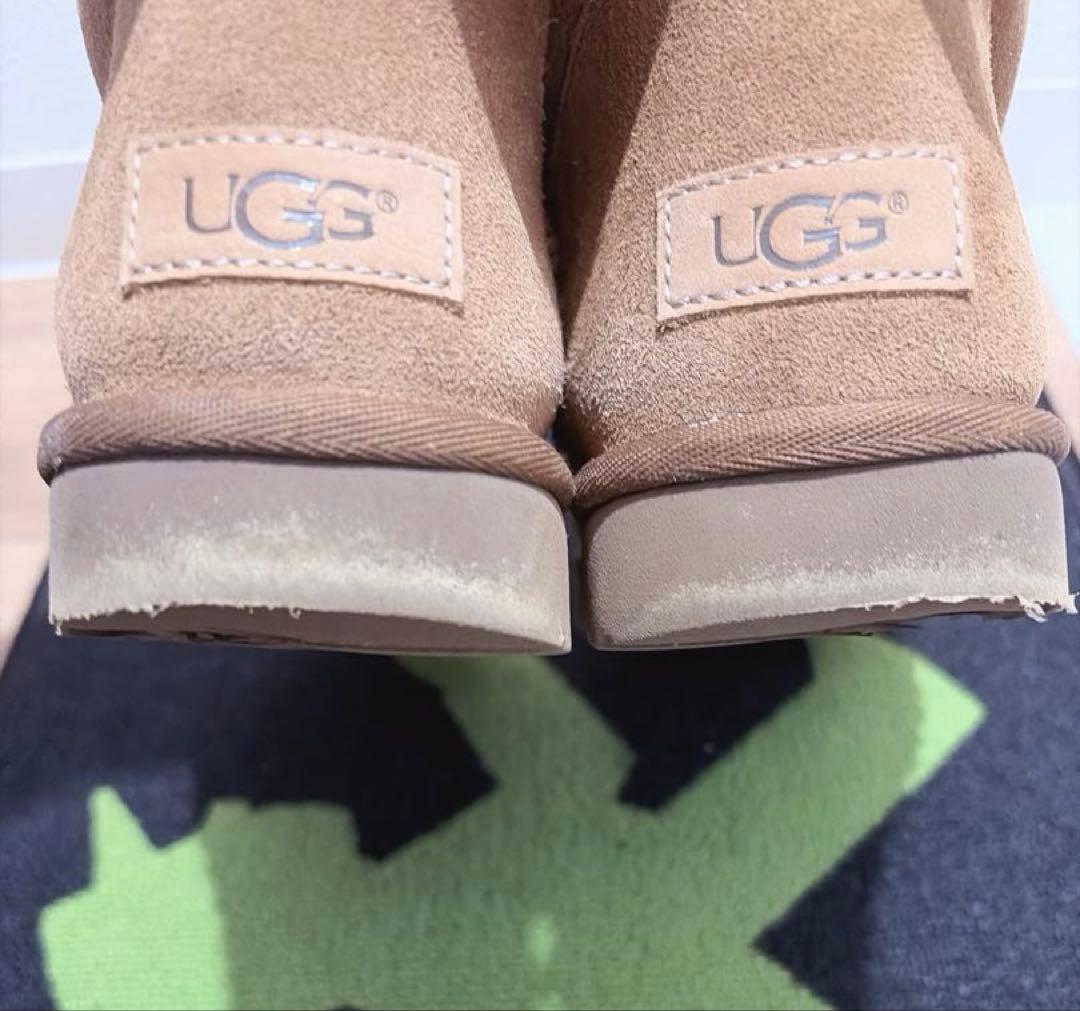 UGG ムートンブーツ リボン 24cm