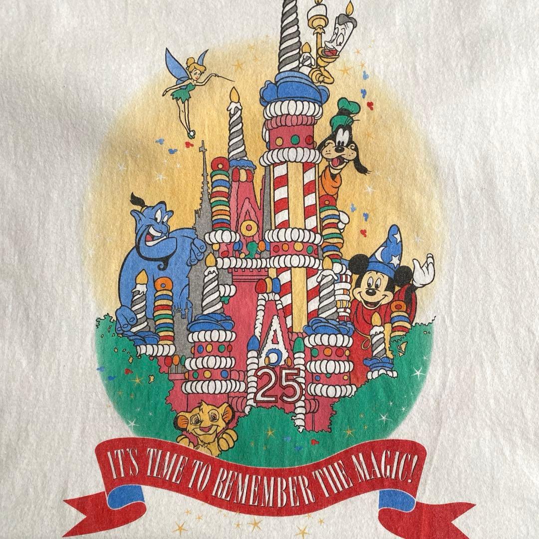 90s Walt Disney World 25周年 Tシャツ USA製 XL