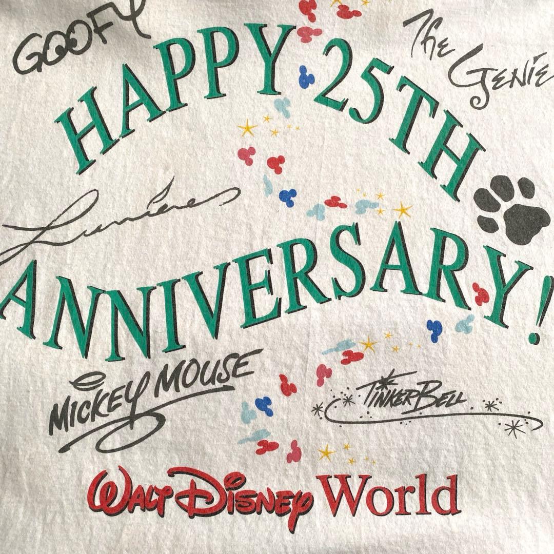 90s Walt Disney World 25周年 Tシャツ USA製 XL