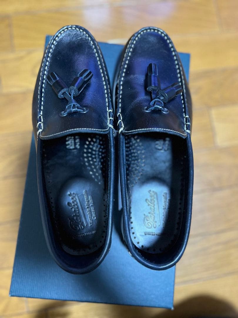 Paraboot アローズ別注 Recif デッキシューズ ネイビー 試着のみ