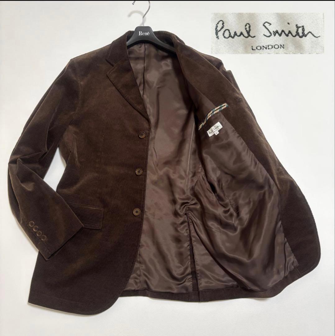 Paul Smith テーラードジャケット コーデュロイ 日本製 L ブラウン