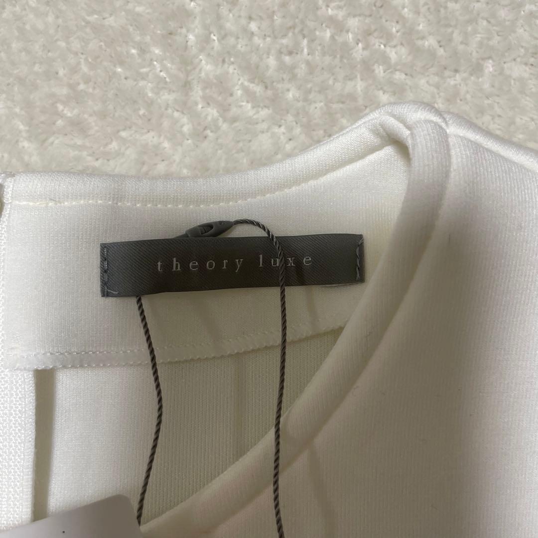 【新品未使用】Theory LUXE ホワイト　半袖　カットソー