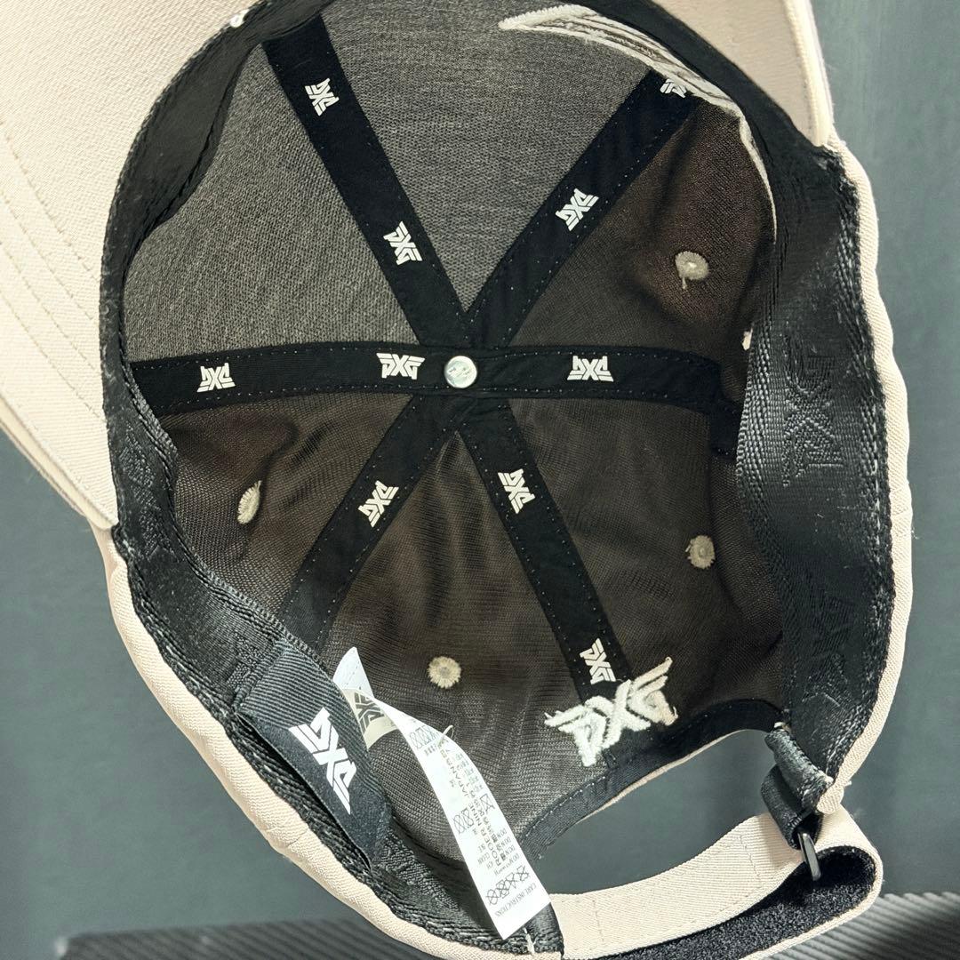 【未使用に近い】PXG キャップ カーキ/ベージュ系 フリーサイズ