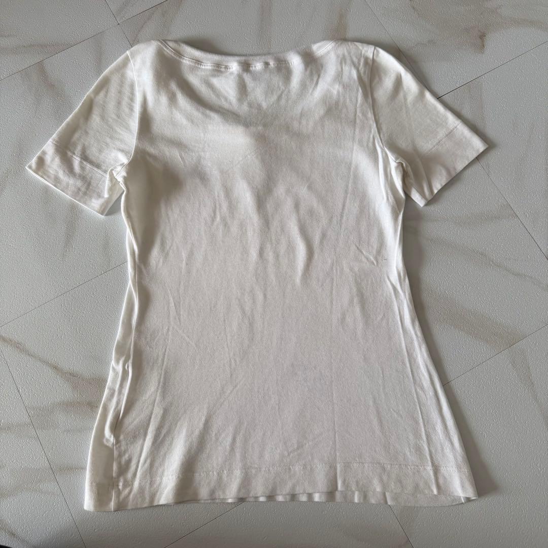レア✨正規品✨グッチ　Tシャツ　カットソー　ドローコードネック　ホワイト　白