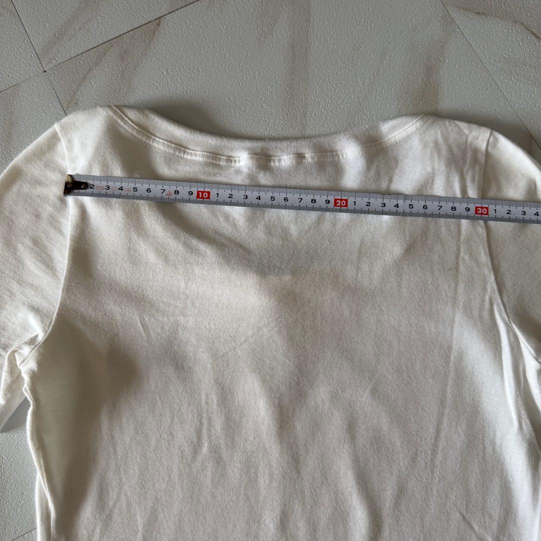 レア✨正規品✨グッチ　Tシャツ　カットソー　ドローコードネック　ホワイト　白