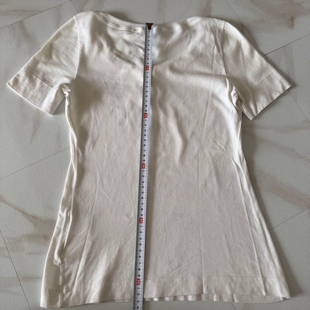 レア✨正規品✨グッチ　Tシャツ　カットソー　ドローコードネック　ホワイト　白