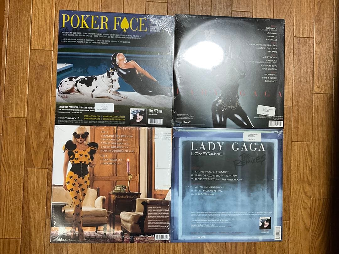希少⭐️LADY GAGA⭐️レディーガガ⭐️レコード⭐️5枚セット