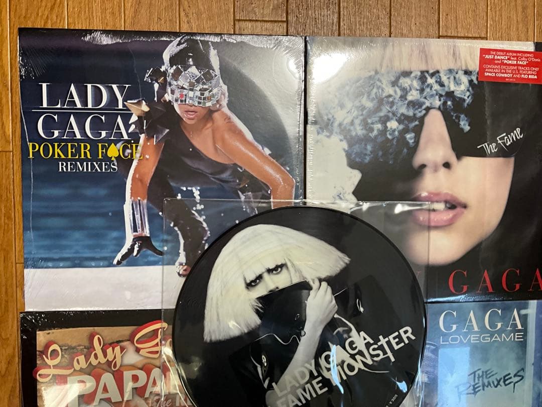 希少⭐️LADY GAGA⭐️レディーガガ⭐️レコード⭐️5枚セット