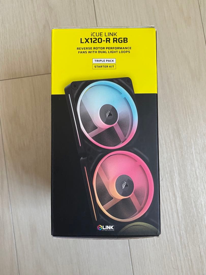 新品/未開封Corsair iCUE LINK LX120-R RGB トリプル