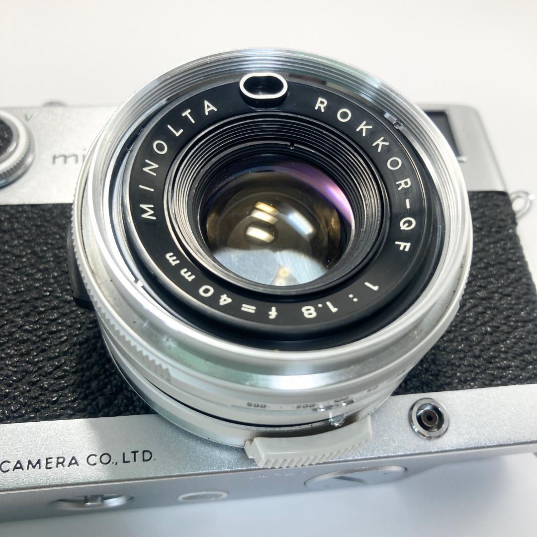 【美品】minolta AL-E ROKKOR-QF 1:1.8 f=40mm