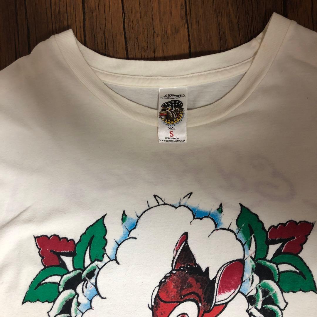 エドハーディ　バンビ　ディズニーTシャツ Sサイズ ホワイト※価格を見直しました