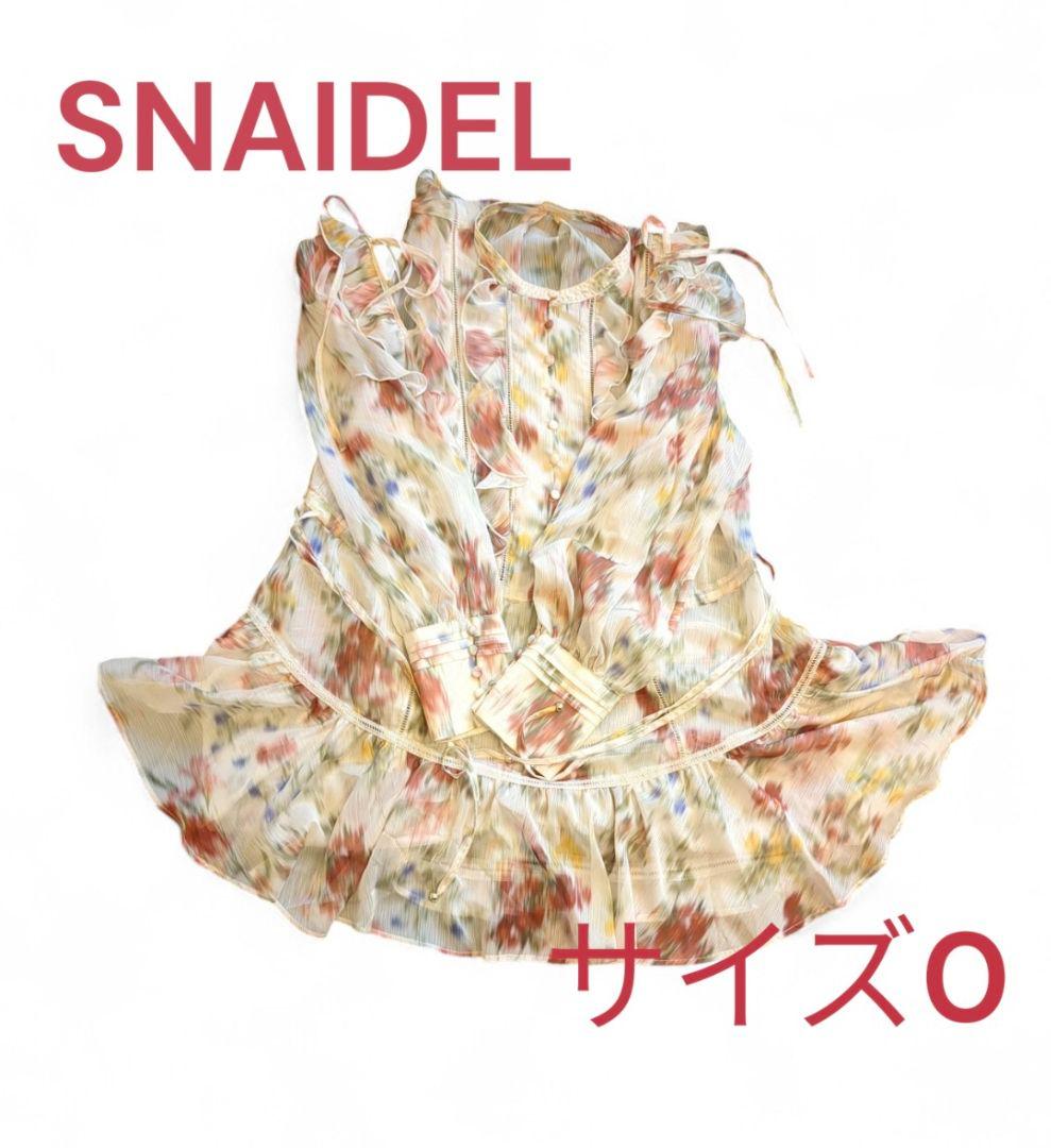 SNAIDEL シフォンミニワンピース 型番swfo244271